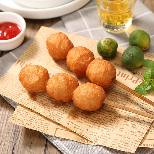 【亚洲渔港 鱼鲁鲁320g 8串鱼丸】 商品图0