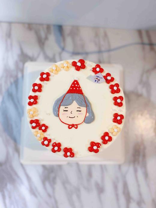 手绘老太太头像 下单前请仔细阅读商品详情 商品图0