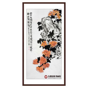 徐建斌《花鸟作品》68*138cm 花鸟竖幅作品 玄关/茶室挂画