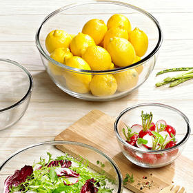 韩国Glasslock 耐热钢化玻璃带盖沙拉碗