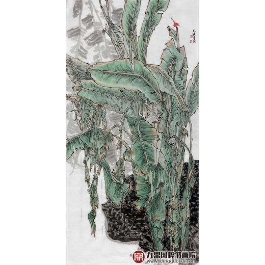 徐建斌《花鸟作品》68*138cm 花鸟竖幅作品 玄关/茶室挂画 商品图1