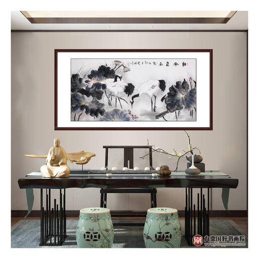 高云鹏《和风正气》68*138cm 花鸟横幅作品 卧室/书房挂画 商品图2