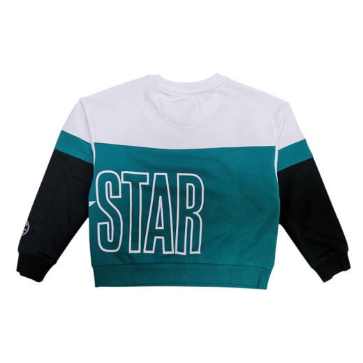 Converse匡威童衣商场同款童衣童衣 秋季毛圈撞色女童圆领套头卫衣CV2032093 商品图2