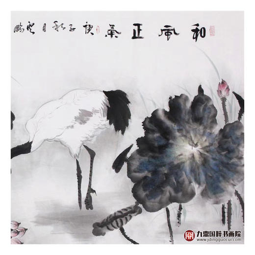 高云鹏《和风正气》68*138cm 花鸟横幅作品 卧室/书房挂画 商品图4