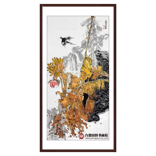徐建斌《花鸟作品》68*138cm 花鸟竖幅作品 玄关/茶室挂画 商品图0