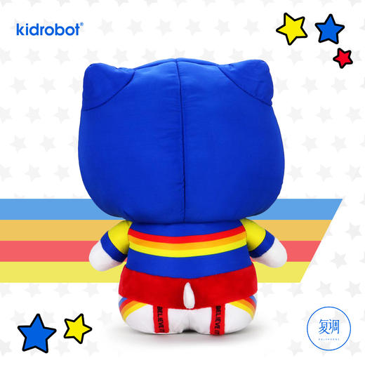 Kidrobot 三丽鸥 凯蒂猫 运动系列 毛绒 抱枕 摆件 Hello Kitty SPORTS Plush 商品图3