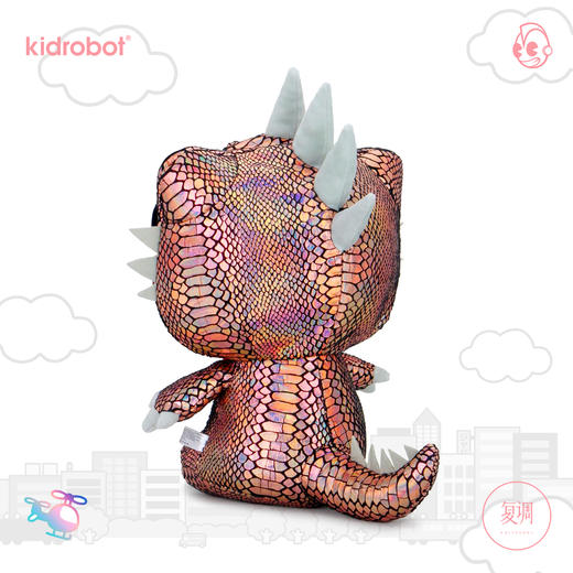 Kidrobot 三丽鸥 凯蒂猫 Cosplay 怪兽版 毛绒 抱枕 Sanrio Hello Kitty Cosplay Kaiju Plush BLACK HOLE CHROME 商品图3