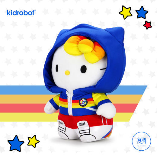 Kidrobot 三丽鸥 凯蒂猫 运动系列 毛绒 抱枕 摆件 Hello Kitty SPORTS Plush 商品图1