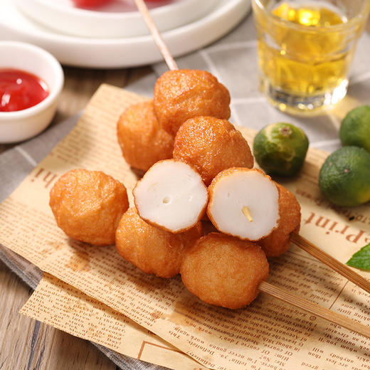 【亚洲渔港 鱼鲁鲁320g 8串鱼丸】 商品图1