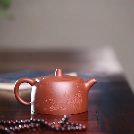 曼生高井栏，底槽青，刻曼生铭文，240CC，万志强全手工制作 商品图3