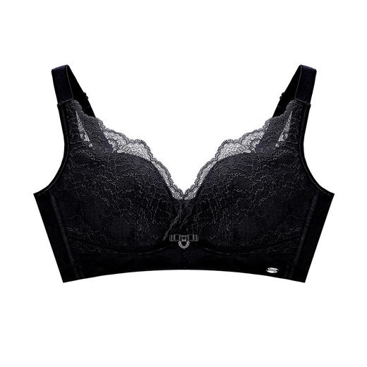 【秒杀品不退不换】皇家丽美WW026-2蕾丝聚拢文胸舒适无钢圈性感中厚杯调整型文胸 商品图6