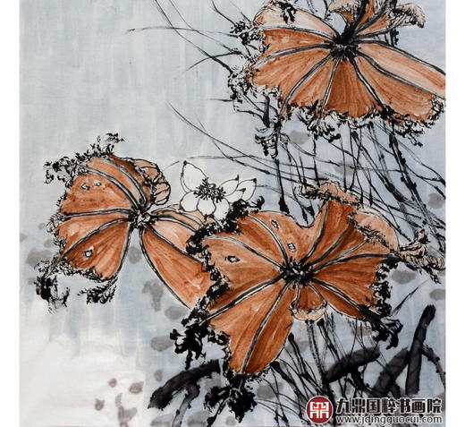 徐建斌《秋趣》68*138cm 花鸟竖幅作品 玄关/茶室挂画 商品图4