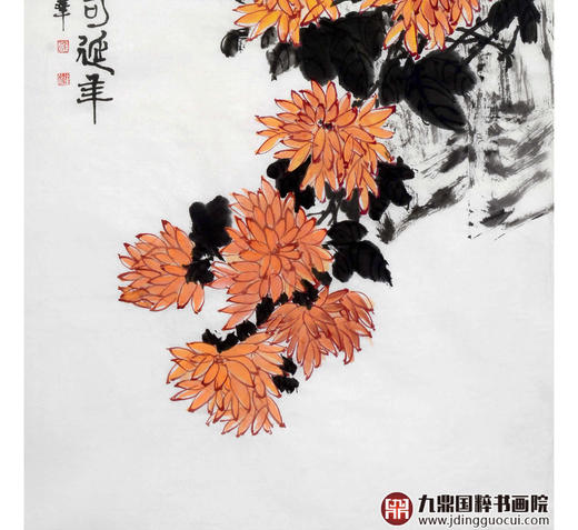 徐建斌《花鸟作品》68*138cm 花鸟竖幅作品 玄关/茶室挂画 商品图4