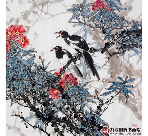 杨秀泽《花鸟作品》68*138cm 花鸟横幅作品 茶室/卧室挂画 商品图4