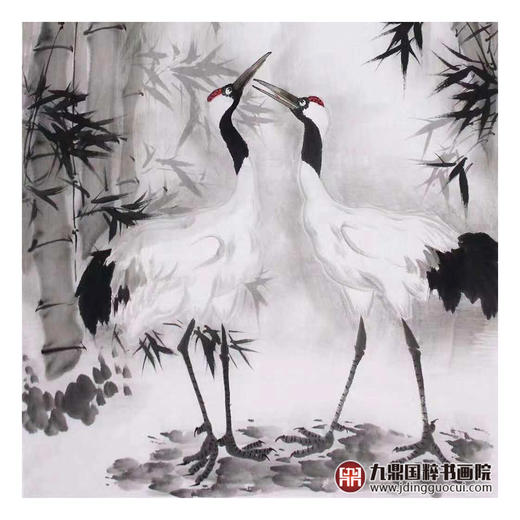 高云鹏《清风祥和》68*138cm 花鸟竖幅作品 玄关/卧室/书房挂画 商品图4