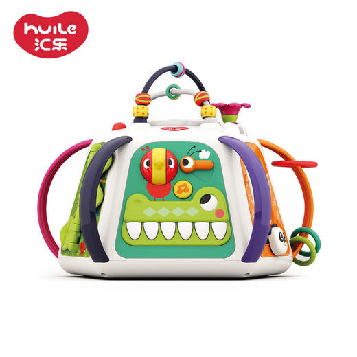 【18种好奇游戏 百玩不厌】汇乐探索新天地六面体 婴儿益智玩具儿童游戏桌宝宝玩具桌学习桌 商品图4