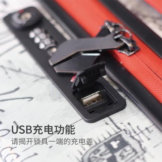 ONE PIECE 航海王海贼王正版时尚潮品拉杆箱行李箱密码箱A-9827L红色地图路飞20/24/28 商品图3