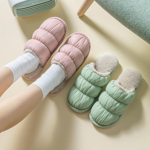 冬季云朵拖鞋情侣室内家居鞋 商品图2