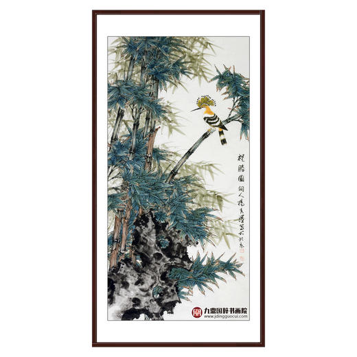 杨秀泽《祝胜图》68*138cm 花鸟竖幅作品 玄关/卧室挂画 商品图0