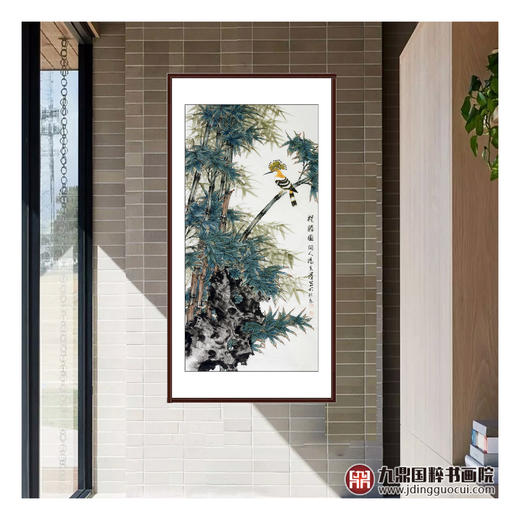 杨秀泽《祝胜图》68*138cm 花鸟竖幅作品 玄关/卧室挂画 商品图2