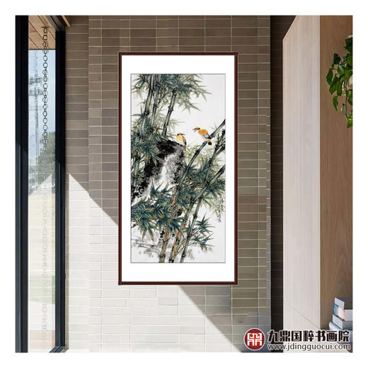 杨秀泽《清音》68*138cm 花鸟竖幅作品 玄关/卧室挂画 商品图2