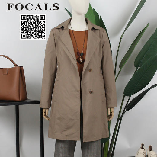 FOCALS女装新款百搭风衣YBCF531 商品图0