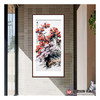 杨秀泽《映山红》68*138cm 花鸟竖幅作品 玄关/卧室挂画 商品缩略图2
