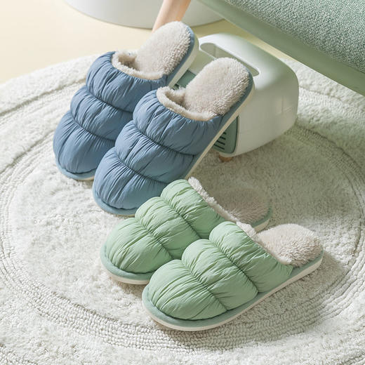 冬季云朵拖鞋情侣室内家居鞋 商品图3