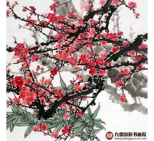 杨秀泽《喜上眉梢》68*138cm 花鸟横幅作品 茶室/卧室挂画 商品图4