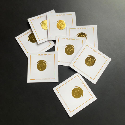 【墨菲】财富鱼 圆形金属书签-金色单只 商品图4