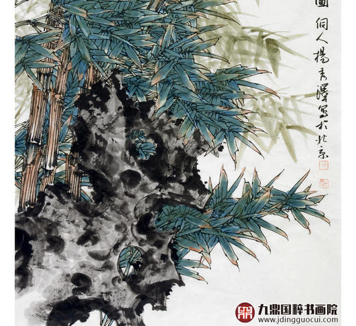 杨秀泽《祝胜图》68*138cm 花鸟竖幅作品 玄关/卧室挂画 商品图4