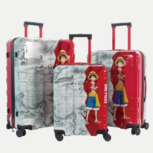 ONE PIECE 航海王海贼王正版时尚潮品拉杆箱行李箱密码箱A-9827L红色地图路飞20/24/28 商品图5