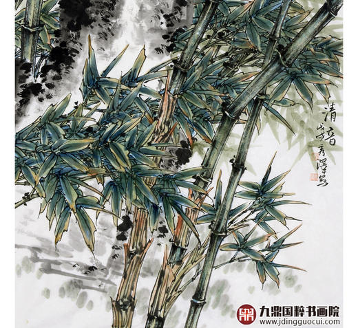 杨秀泽《清音》68*138cm 花鸟竖幅作品 玄关/卧室挂画 商品图4