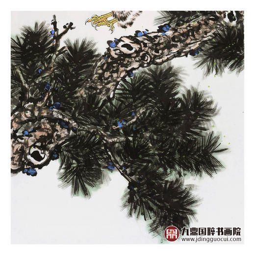 杨秀泽《英姿》68*138cm 花鸟竖幅作品 玄关/办公室挂画 商品图4