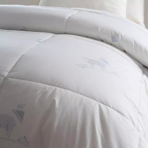 喜芙妮（SOFTNIE）家纺床上用品创意家居礼物堪培拉全棉羊毛被送父母朋友客户 200*230 CM 商品图1