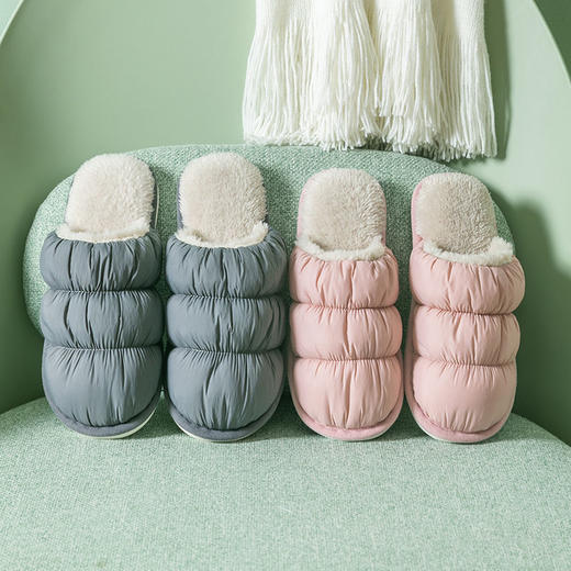 冬季云朵拖鞋情侣室内家居鞋 商品图4