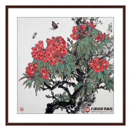 杨秀泽《花鸟作品 》68*68cm 花鸟斗方作品 餐厅/卧室挂画 商品图0