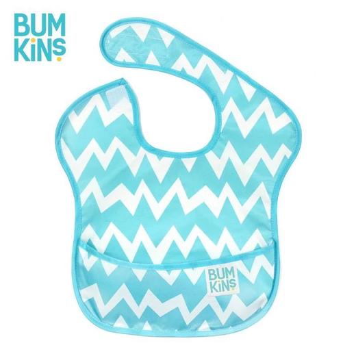 Bumkins食饭兜防水喂男女婴儿童超小孩口水巾围嘴软宝宝吃饭围兜 商品图7