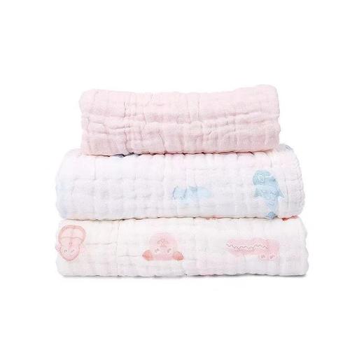 okbaby 婴儿浴巾全棉纱布被子新生儿吸水纱布浴巾宝宝夏季盖毯薄 商品图0