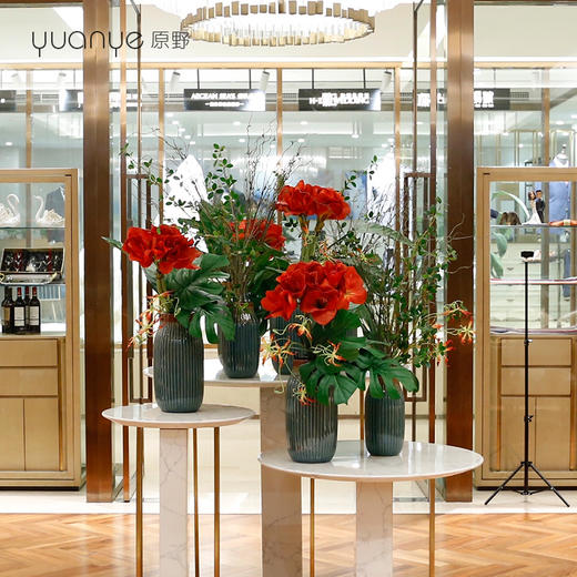 高档酒店大堂桌上仿真花假花大型组合别墅大厅奢华装饰花定做定制 商品图3