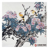 杨秀泽《赏春图》68*68cm 花鸟斗方作品 餐厅/卧室挂画 商品缩略图1