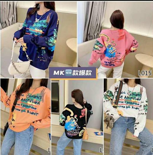 海绵宝宝涂鸦卫衣 商品图0