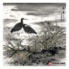 杨秀泽《渚边》68*68cm 花鸟斗方作品 餐厅/卧室挂画 商品缩略图1