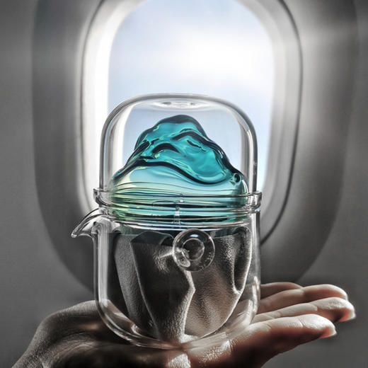 B-XC-BL-04 望山 快客杯便携茶具套装 进口高硼玻璃 商品图2