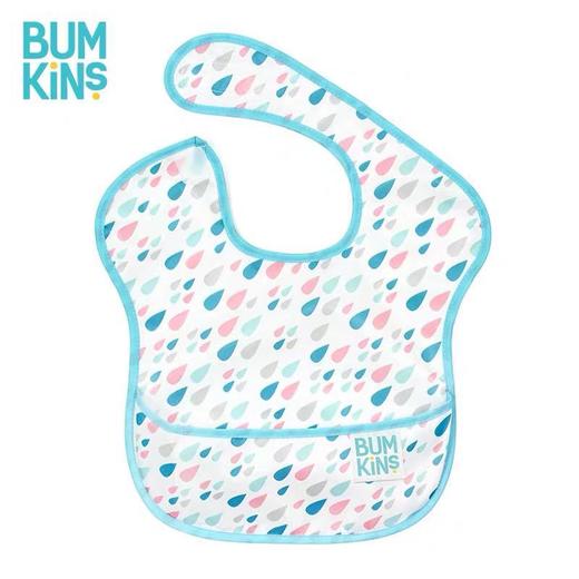 Bumkins食饭兜防水喂男女婴儿童超小孩口水巾围嘴软宝宝吃饭围兜 商品图10