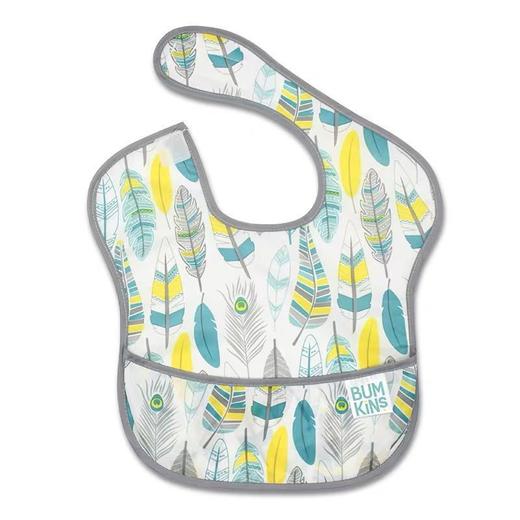 Bumkins食饭兜防水喂男女婴儿童超小孩口水巾围嘴软宝宝吃饭围兜 商品图20