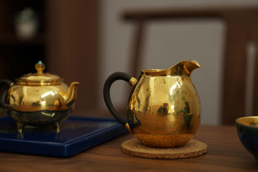 金公道杯 纯银鎏24K金 特价 商品图0