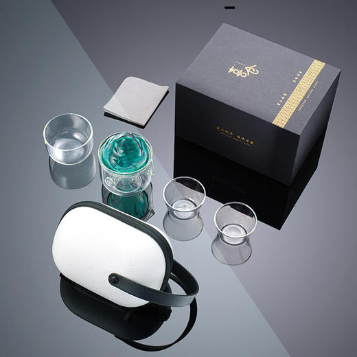 B-XC-BL-04 望山 快客杯便携茶具套装 进口高硼玻璃 商品图3