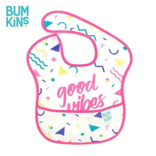 现货）Bumkins食饭兜防水喂男女婴儿童孩口水巾围嘴软宝宝围兜 商品图11