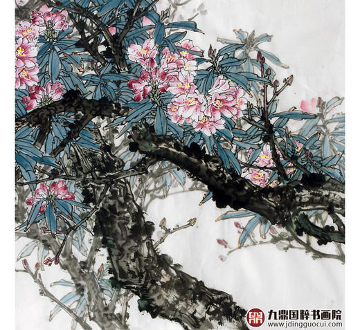 杨秀泽《春之声》68*138cm 花鸟横幅作品 书房/卧室挂画 商品图4